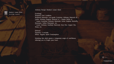 Midnight Black Dye Recipe - Crimson Desert